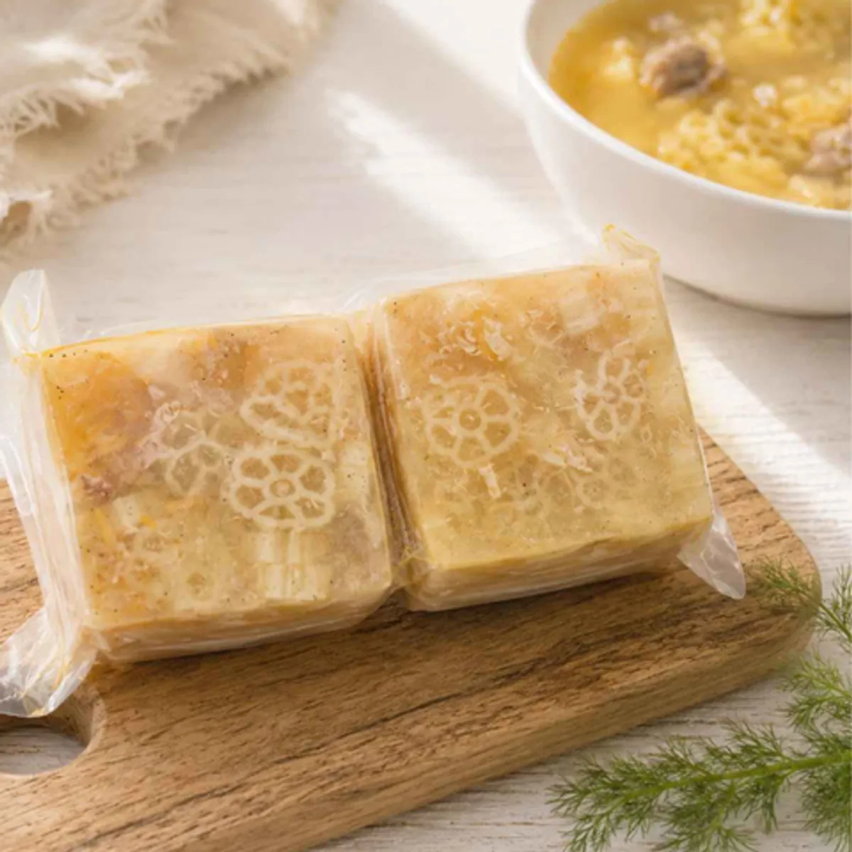 Фотография Детский куриный суп с макаронами / 500 гр 2*250 г купить в магазине Афлора