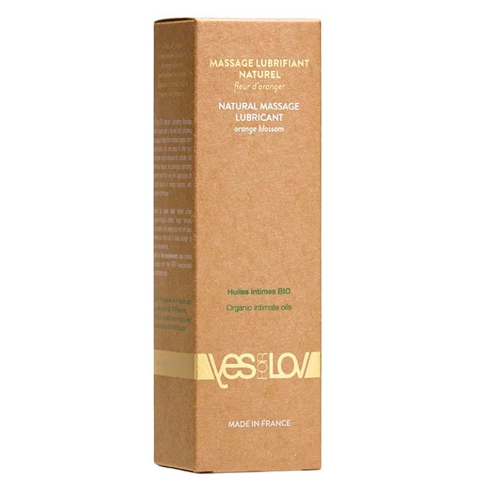 Натуральная массажная смазка YESforLOV Natural Lubricant Orange Blossom 100мл