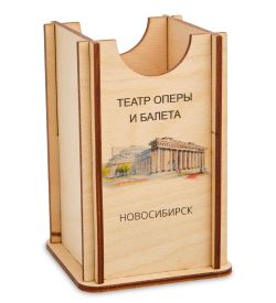 Народные промыслы МТ- 009/02 Карандашница «Новосибирск-Театр Оперы и Балета»