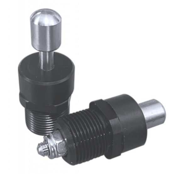Зацеп EPSEALON DELRIN INOX BLACK, резьбовой, пара