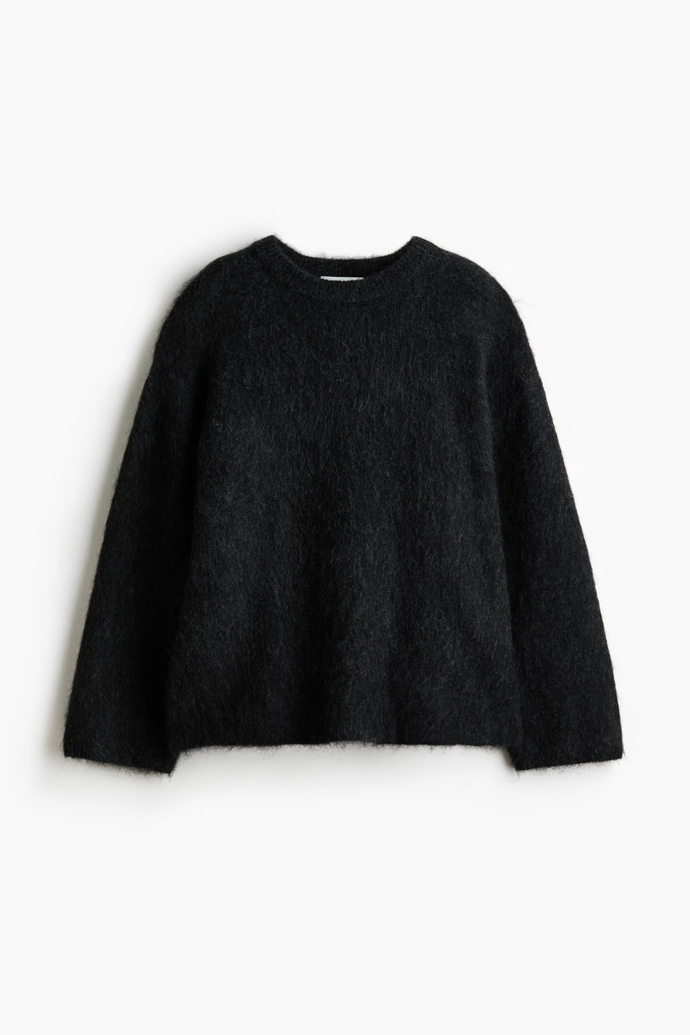 Джемпер оверсайз с мохером - H&M