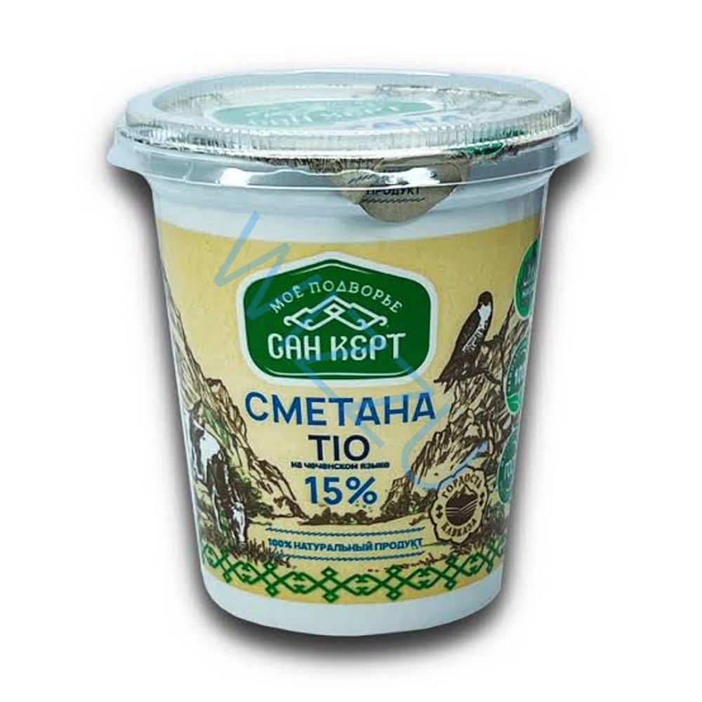 Сметана Сан Керт 15% 350 г