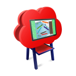 Детский интерактивный комплекс KidCloud 27P (2 экрана)