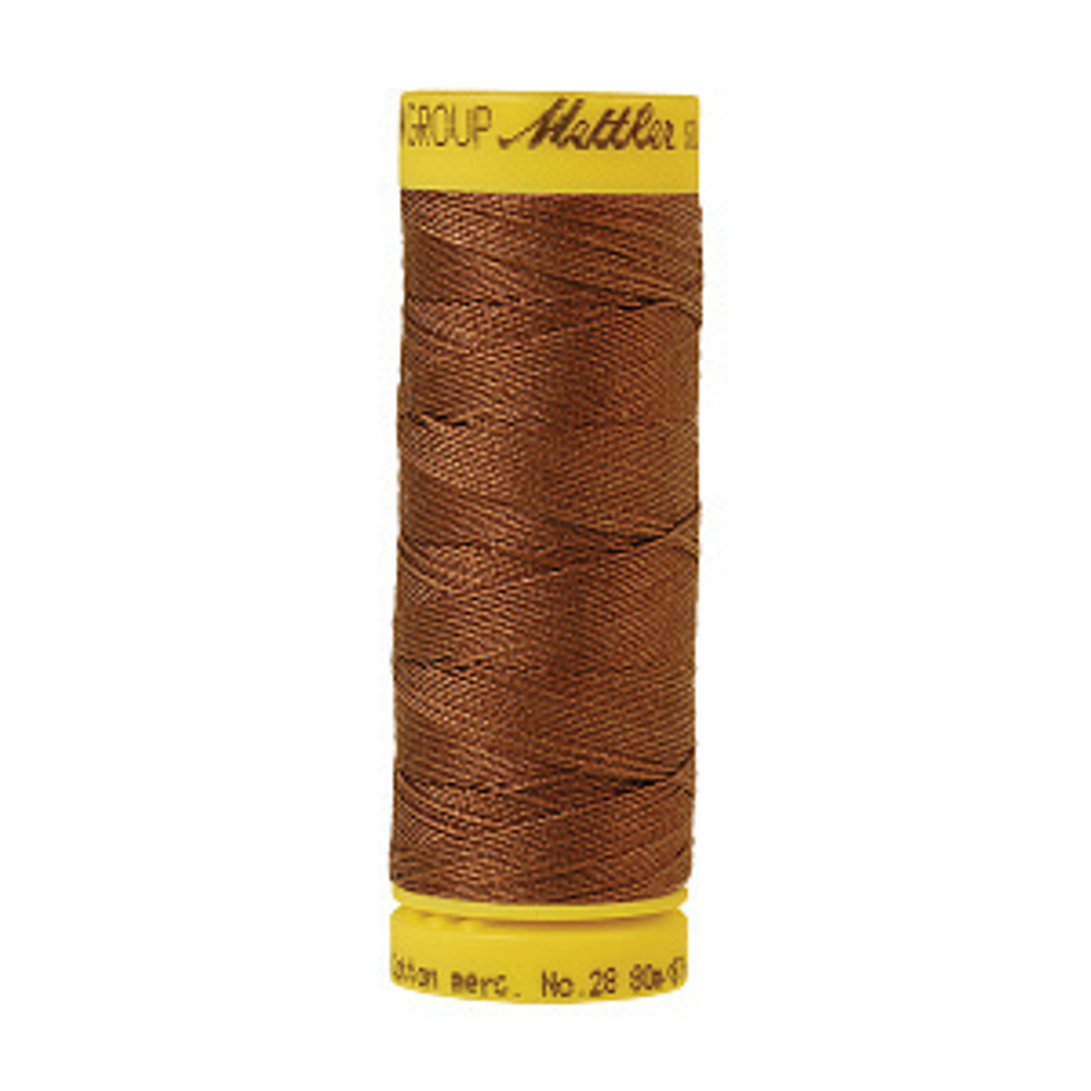 Нить швейная отделочная Silk-Finish Cotton (намотка 80 м) (Mettler, 100%хлопок, 0263)