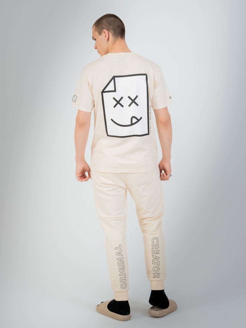 Футболка мужская ORIGINAL CREATOR SMILEY_404 T-SHIRT, Молочный