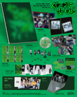 Альбом KickFlip - 5th Mini Album [KICK OFF THE WALL Pt.1] (PHOTOBOOK Ver.) - с подарками за предзаказ