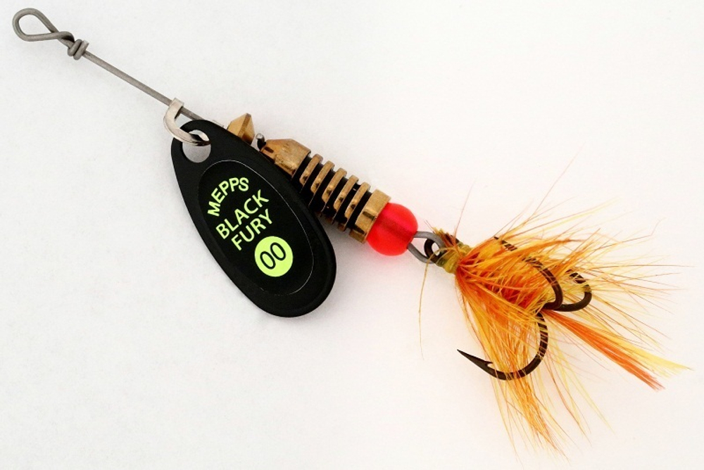 Mepps COMET BLACK FURY MOUCHE