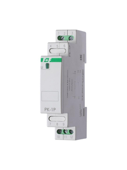 Реле промежуточное PK-1P/Un (монтаж на DIN-рейке 35мм 12В AC/DC 16А перекл.) F&F EA06.001.001
