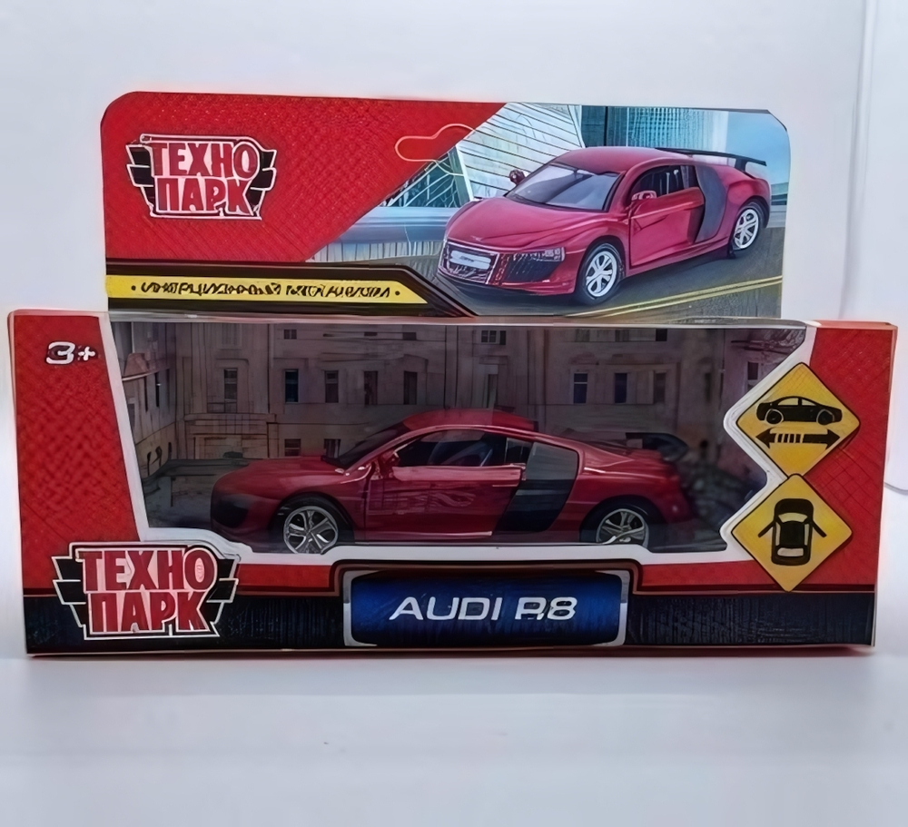 Модель ин. мет. "Аudi R8 GT" 11,4см, двер, коробка 67333 (Технопарк)