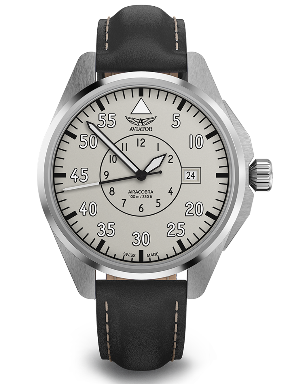 Чаcы механические AVIATOR AIRACOBRA 43 HERITAGE V.3.39.0.342.4 мужские