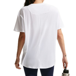 Женская футболка Nike One Relaxed Dri-Fit Short Sleeve - белый/чёрный