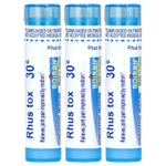 Boiron, Rhus Tox, 30C, 3 тюбика, 80 гранул в каждой