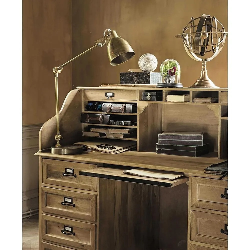 Стол бюро Secret De Maison ACADEMY дерево манго, 120х150х75см, Natural (натуральный)