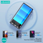 Power Bank внешний аккумулятор повербанк USAMS 10000 мАч 10W