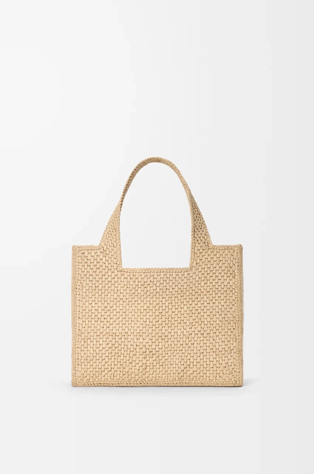 Loewe Мини-сумка Font из рафии, натуральный/зеленый