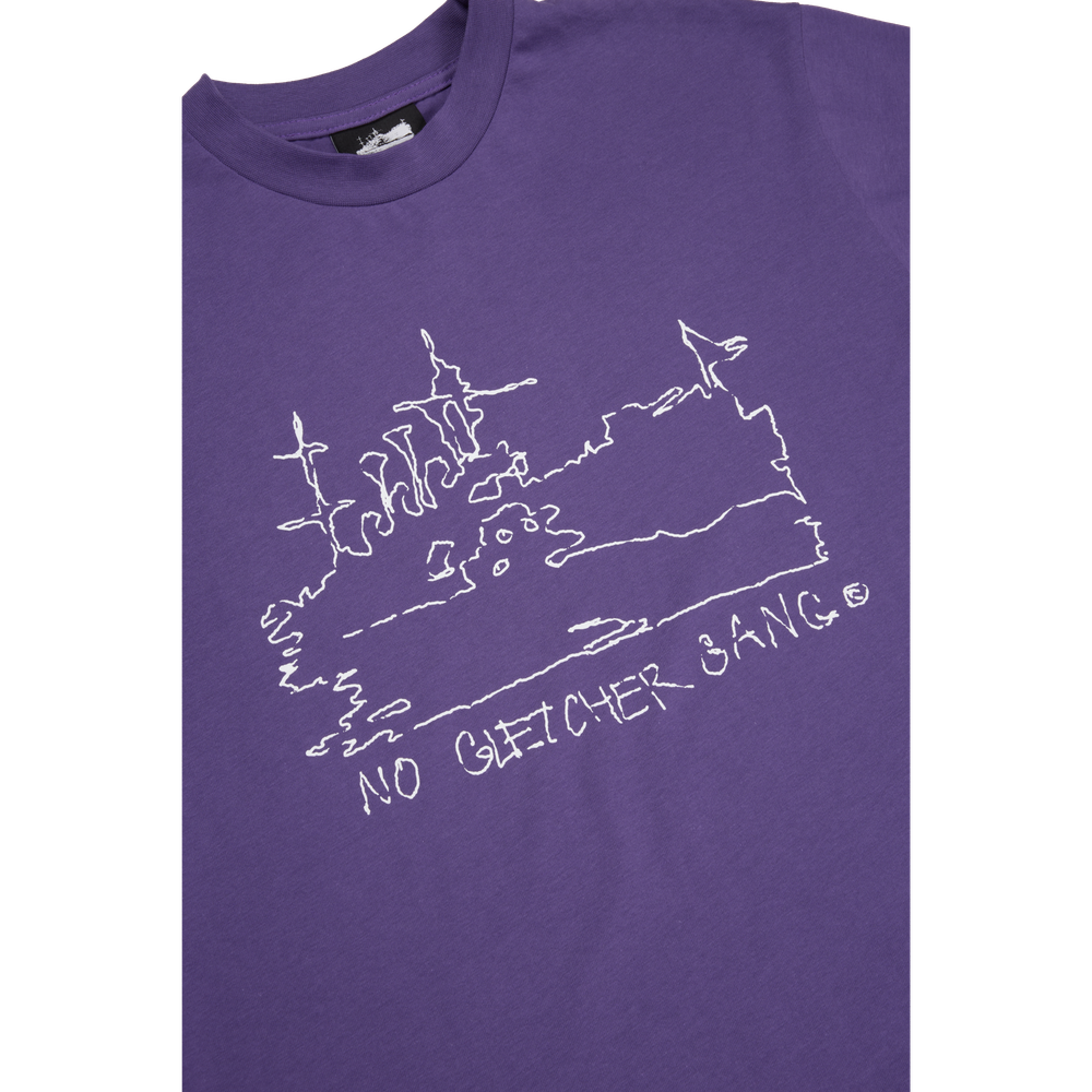 DRAW LOGO T-SHIRT PURPLE