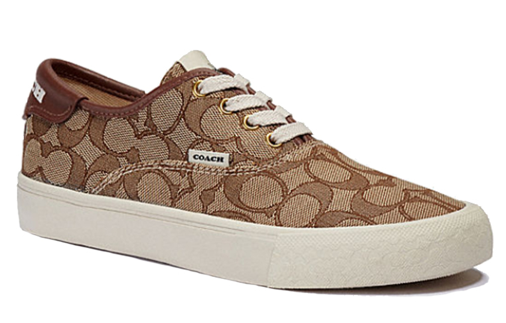 COACH CitySole Low top Skateboard Shoes Women"s Khaki