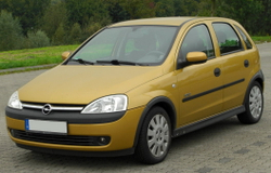 Порог правый Opel Corsa C 2000-2006 (1мм)