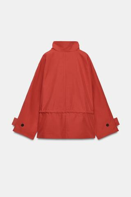ZARA ПАРКА ОВЕРСАЙЗ — ZW COLLECTION, ЧЕРЕПИЧНЫЙ