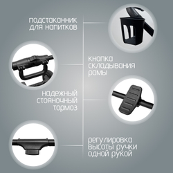 Модульная коляска BubaGO Lotta Thermo 3в1