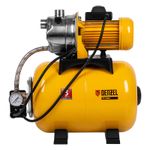 Насосная станция PS-1000X, 1000 Вт, 3500 л/ч, ресивер 24 л, напор 44 м, нержавейка Denzel