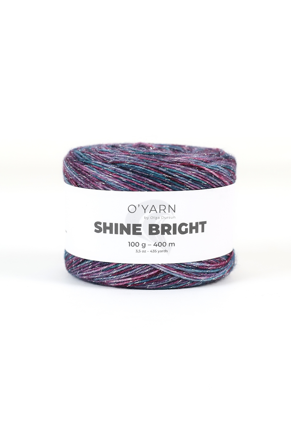 Пряжа O'Yarn SHINE BRIGHT секционная, 500г