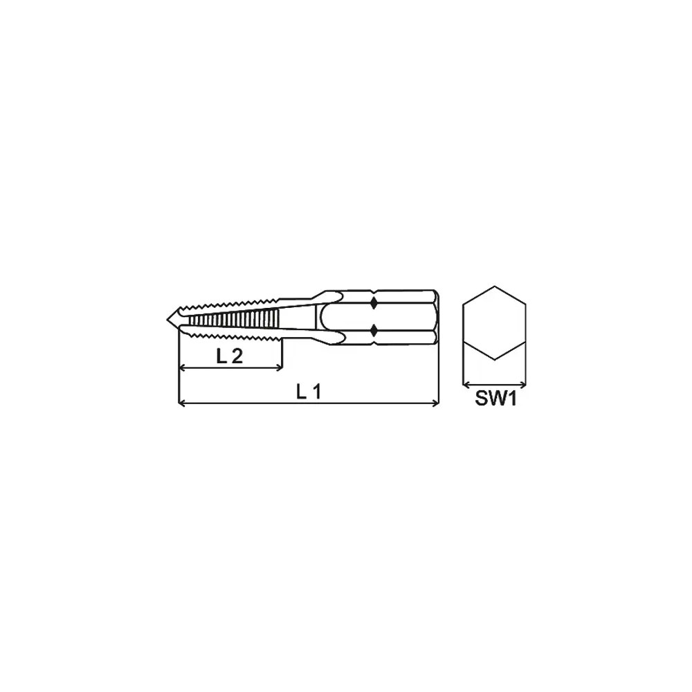 Набор бит-метчиков M3—M12 VÖLKEL 67020