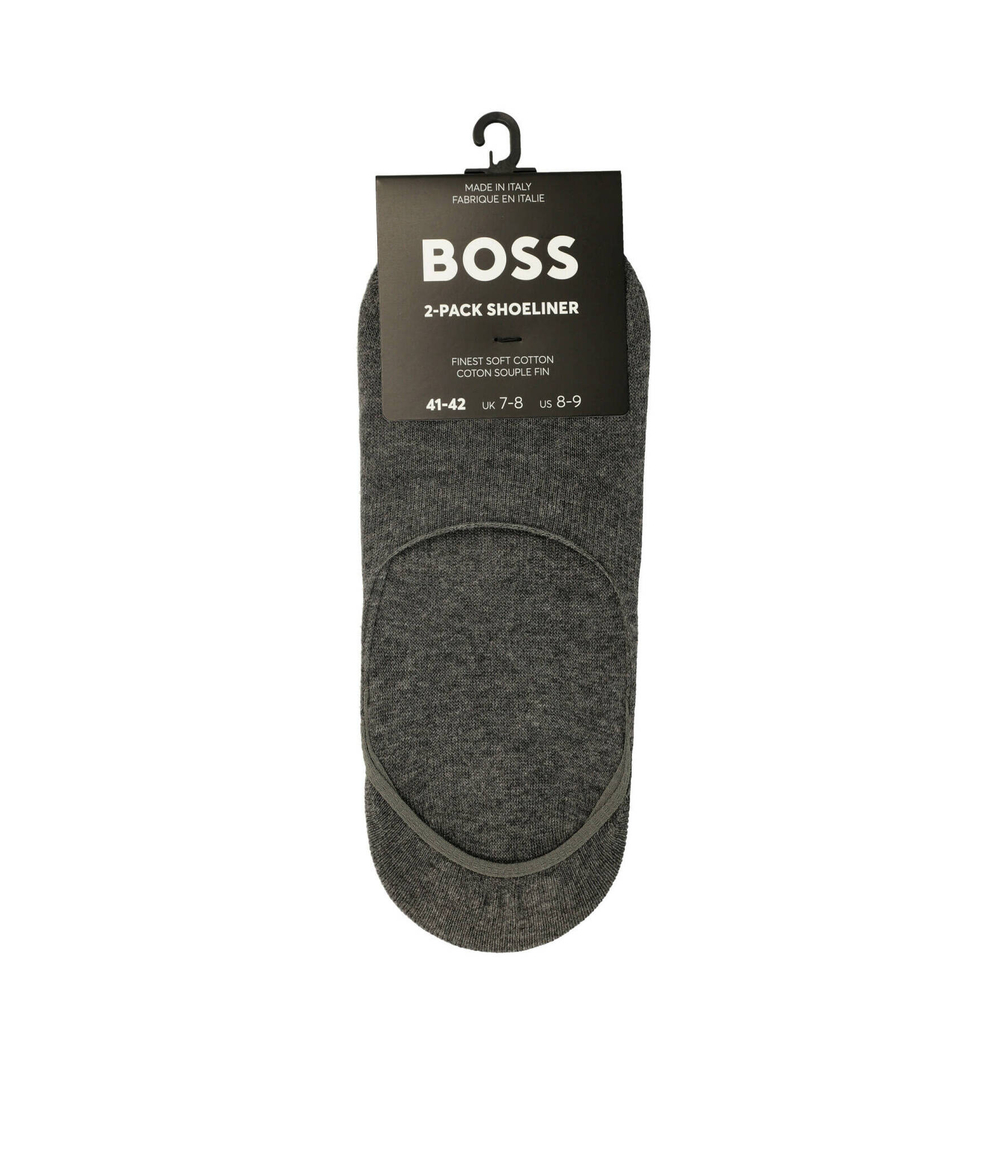 Носки/носки-следы 2 пары 2P SL Uni color CC BOSS BLACK - серый(50467755)