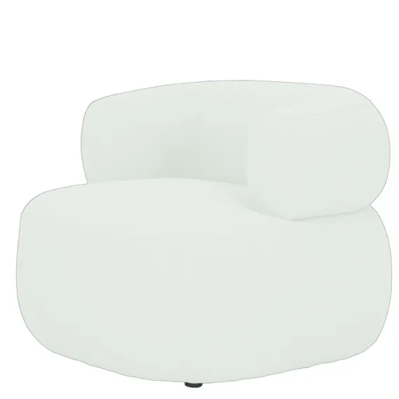 Кресло Plush Cloud молочное