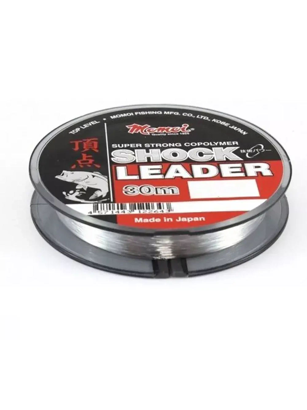 Монофильная леска для рыбалки Momoi Shock Leader.37мм 30м прозрачная