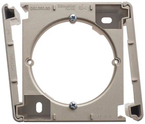 Коробка для накладного монтажа Systeme Electric Glossa Титан GSL000400