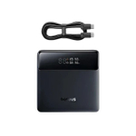 Внешний аккумулятор повербанк чёрный Power Bank 20000mAh 100W BASEUS