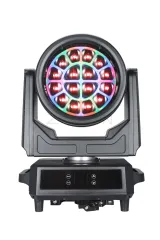 LM1650-W-IP — вращающаяся голова Wash 16×50 Вт RGBL с RGB-подсветкой и зумом 4°–60° IP65