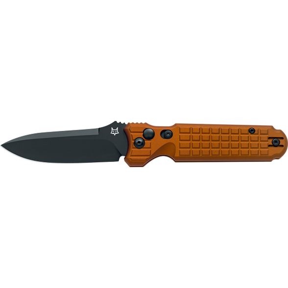 Цена наАвтоматический нож Fox Predator II 2F Full, сталь Hybrid Cryo, рукоять алюминий, оранжевый