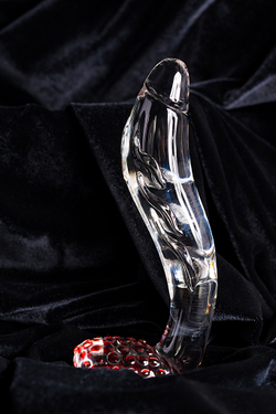 Фаллоимитатор Sexus Glass, стекло, 17,5 см
