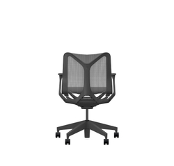 Кресло Herman Miller Cosm, низкая спинка, цвет Graphite, нерегулируемые подлокотники