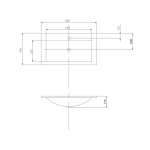 Раковина AQUATON Премьер 80 белая 1A702831PR010