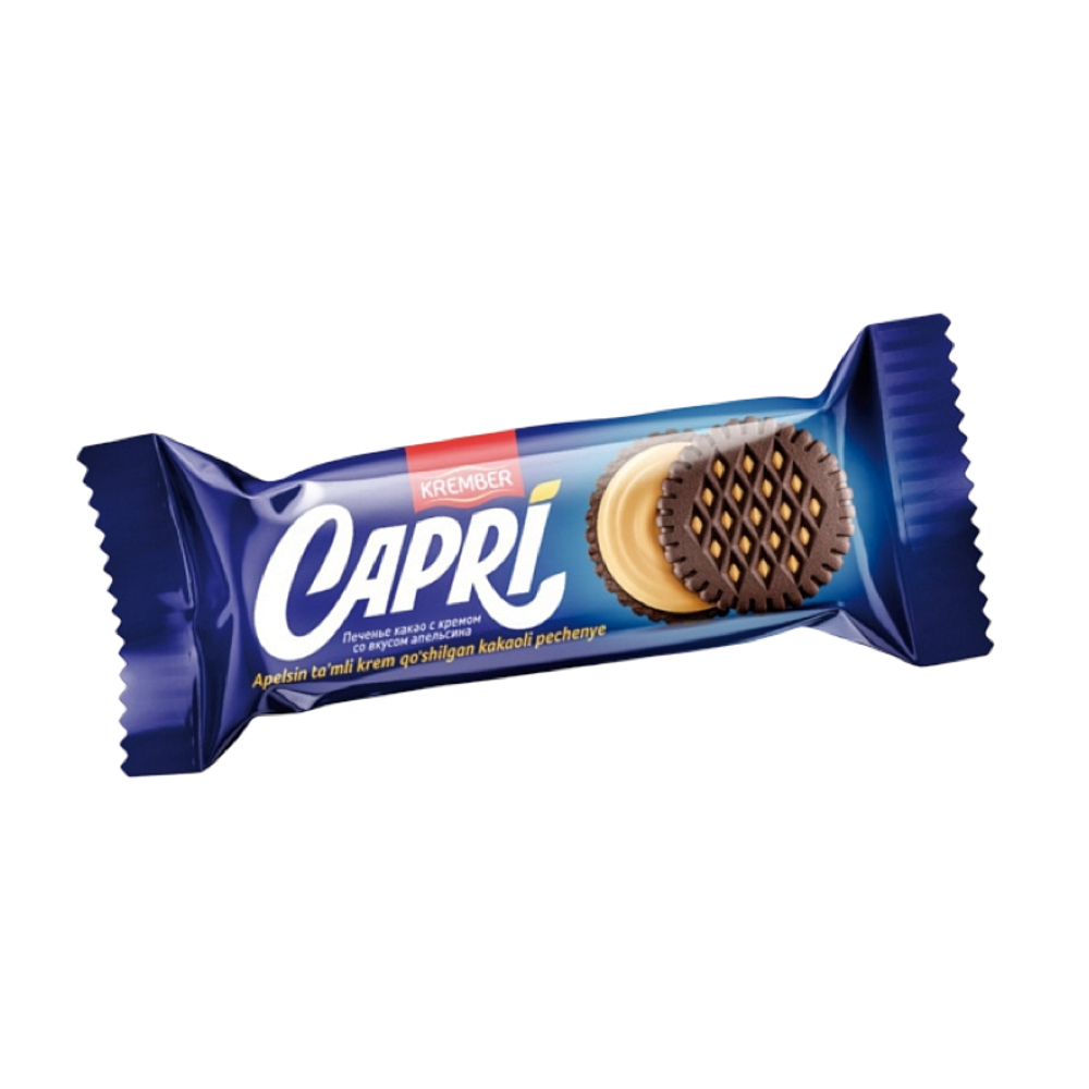 Печенье Capri какао с Апельсиновым кремом 80гр