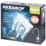 Фильтр для воды Аквафор, Кристалл Эко Н, под мойку, 4 ступ, И6105