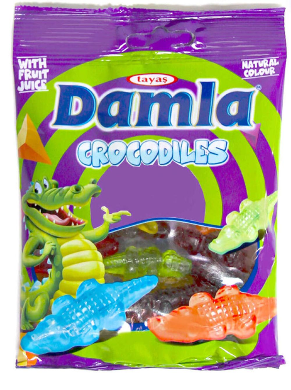 Жевательный желейный мармелад JIMMY GUMMY крокодил пакет 80 гр