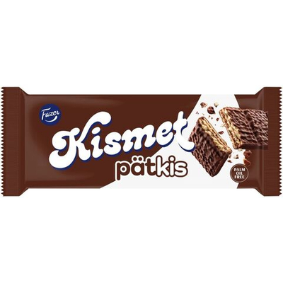 Шоколадные вафли Fazer Kismet Patkis с трюфельной начинкой 41 г (из Финляндии)