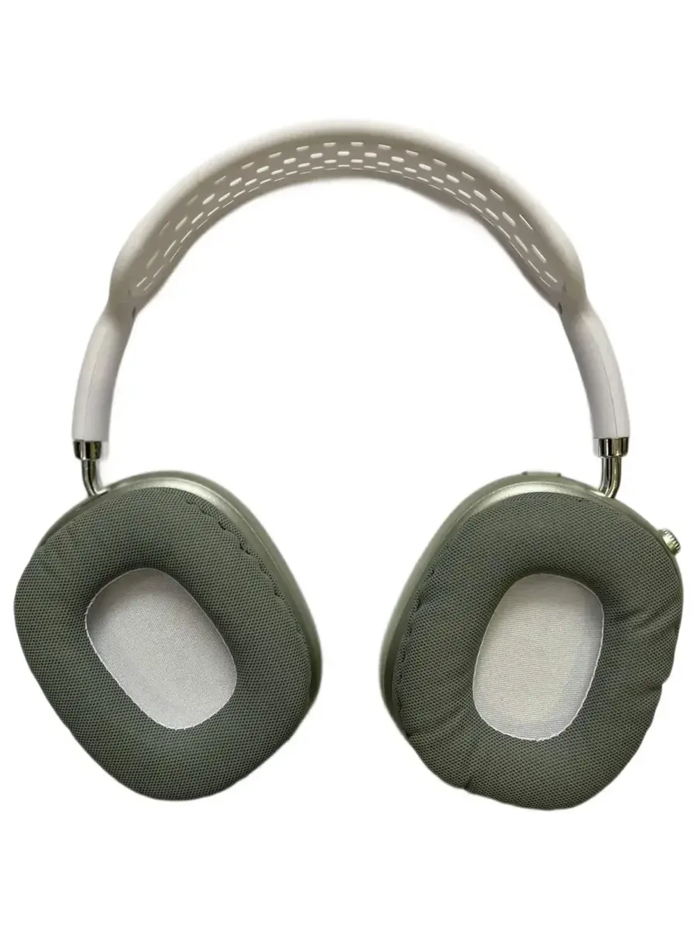 Наушники Pods Max зеленые\белые + кожаный чехол