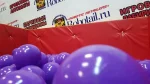 Квадратный разборный сухой бассейн 2x2 м.