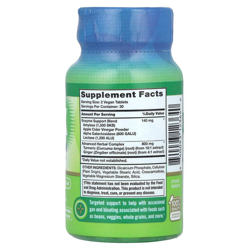 Nature's Truth, Bean Digest X ™ Complete, 60 таблеток