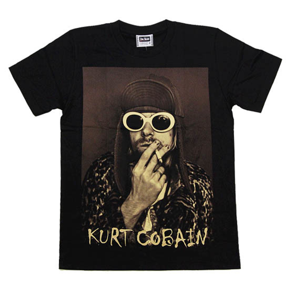 Футболка Nirvana ( Kurt Cobain с сигаретой в очках )