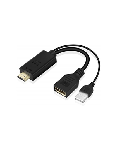 KS-is KS-501 Адаптер HDMI M + USB Type A M на DisplayPort F