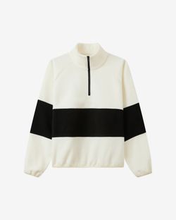 Толстовка Tracksuit Half-Half черно-молочная