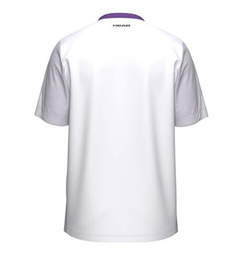 Мужская теннисная футболка Head Slice - white/purple