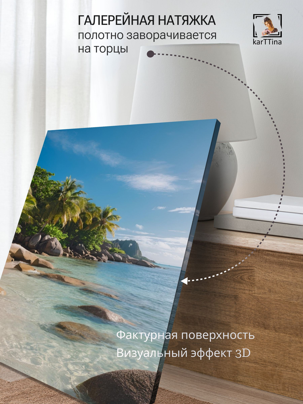 Картина на стену "Прилив" 50х70см 1шт.