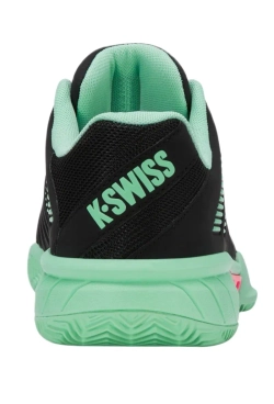 Женские теннисные кроссовки K-Swiss Express Light 3 Clay - black/neon mint/neon pastel pink